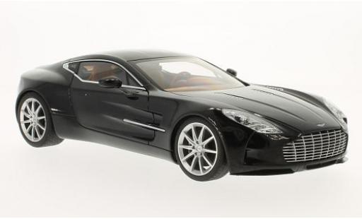 Diecast model cars Aston Martin One 1/18 AUTOart ONE-77 metallic black 2009 Aston Martin One 1/18 AUTOart ONE-77 metallic black 2009 diecast model cars
