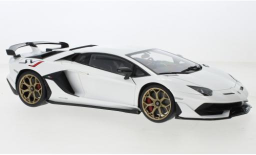Diecast model cars Lamborghini Aventador 1/18 AUTOart SVJ metallise white 2019 Lamborghini Aventador 1/18 AUTOart SVJ metallise white 2019 diecast model cars