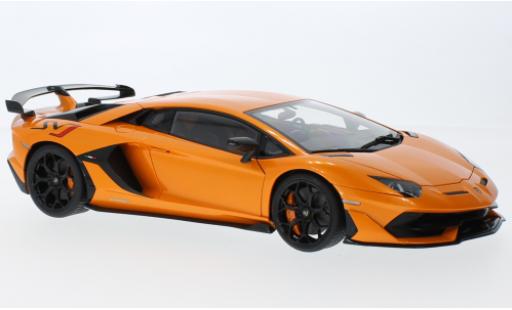 Diecast model cars Lamborghini Aventador 1/18 AUTOart SVJ metallise orange 2019 Lamborghini Aventador 1/18 AUTOart SVJ metallise orange 2019 diecast model cars