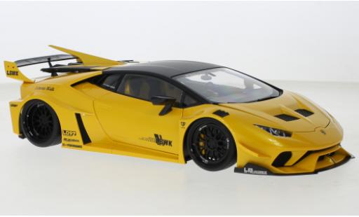 Diecast model cars Lamborghini Huracan 1/18 AUTOart GT Liberty Walk LB Silhouette Works metallise yellow 2019 Lamborghini Huracan 1/18 AUTOart GT Liberty Walk LB Silhouette Works metallise yellow 2019 diecast model cars