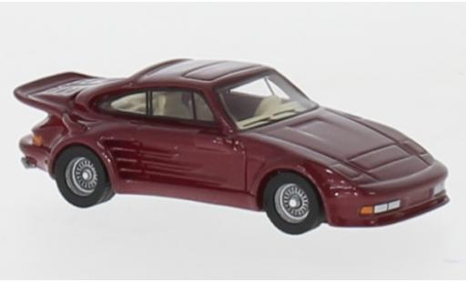 Diecast model cars Porsche 930 Turbo 1/87 BoS Models 911 Turbo Gemballa Avalanche metallic red 1986 Porsche 930 Turbo 1/87 BoS Models 911 Turbo Gemballa Avalanche metallic red 1986 diecast model cars