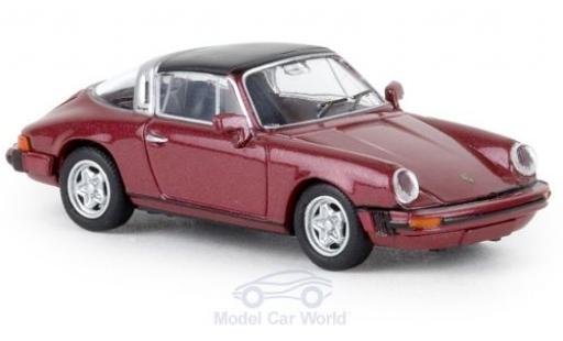 Diecast model cars Porsche 930 Targa 1/87 Brekina 911 G Targa metallic red 1976 TD Porsche 930 Targa 1/87 Brekina 911 G Targa metallic red 1976 TD diecast model cars