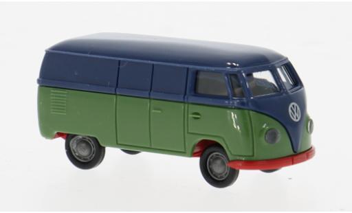 Diecast model cars Volkswagen T1 1/87 Brekina a Kasten blau/grün 1950 1:87 Volkswagen T1 1/87 Brekina a Kasten blau/grün 1950 1:87 diecast model cars