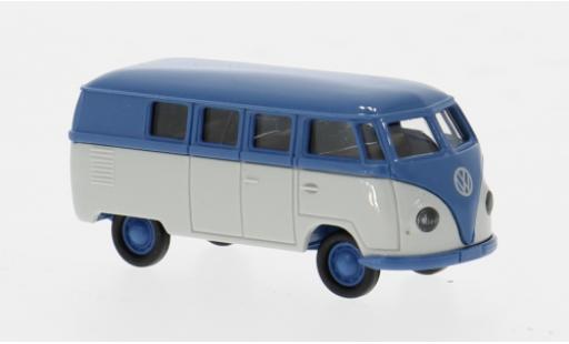 Diecast model cars Volkswagen T1 1/87 Brekina a Kombi blau/grau 1950 1:87 Volkswagen T1 1/87 Brekina a Kombi blau/grau 1950 1:87 diecast model cars
