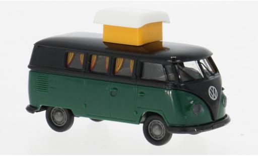 Diecast model cars Volkswagen T1 1/87 Brekina b Camper schwarz/grau 1960 1:87 Volkswagen T1 1/87 Brekina b Camper schwarz/grau 1960 1:87 diecast model cars