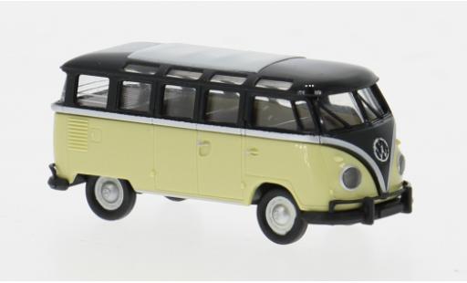 Diecast model cars Volkswagen T1 1/87 Brekina b Samba schwarz/grün 1960 1:87 Volkswagen T1 1/87 Brekina b Samba schwarz/grün 1960 1:87 diecast model cars