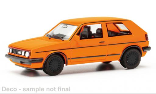 Diecast model cars Volkswagen Golf 1/87 Herpa II GTI orange 1:87 Volkswagen Golf 1/87 Herpa II GTI orange 1:87 diecast model cars