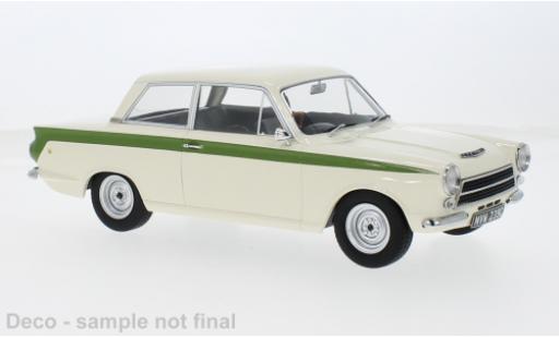Diecast model cars Lotus Cortina 1/18 MCG Ford MK I weiss/grün RHD 1963 1:18 Lotus Cortina 1/18 MCG Ford MK I weiss/grün RHD 1963 1:18 diecast model cars