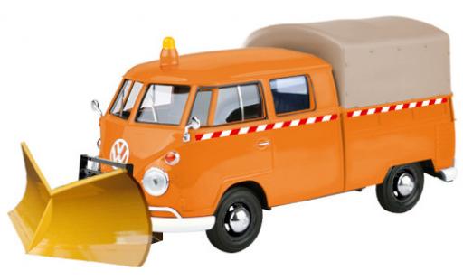 Diecast model cars Volkswagen T1 1/24 Motormax DoKa orange 1966 Volkswagen T1 1/24 Motormax DoKa orange 1966 diecast model cars