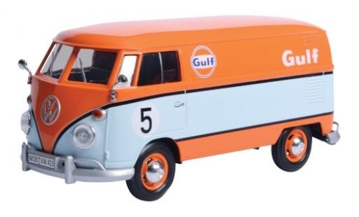 Diecast model cars Volkswagen T1 1/24 Motormax Delivery Van orange/blue Gulf fourgon No.5 Volkswagen T1 1/24 Motormax Delivery Van orange/blue Gulf fourgon No.5 diecast model cars
