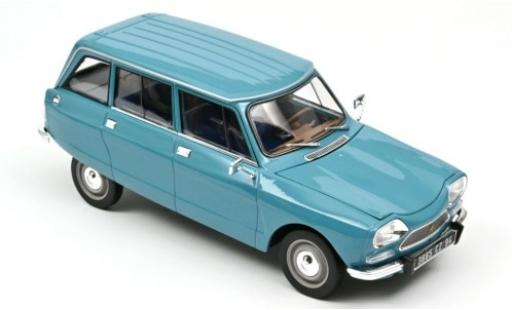 Diecast model cars Citroen Ami 8 1/18 Norev Break blue 1975 Citroen Ami 8 1/18 Norev Break blue 1975 diecast model cars