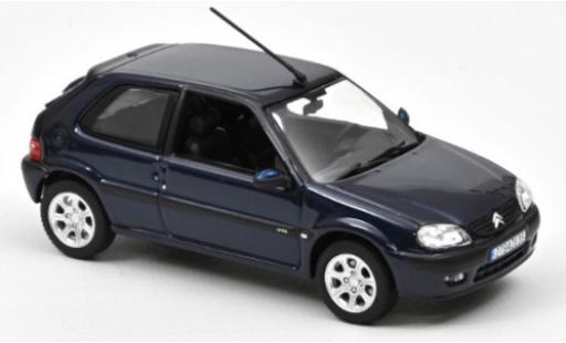 Diecast model cars Citroen Saxo 1/43 Norev VTS blue 2000 Citroen Saxo 1/43 Norev VTS blue 2000 diecast model cars