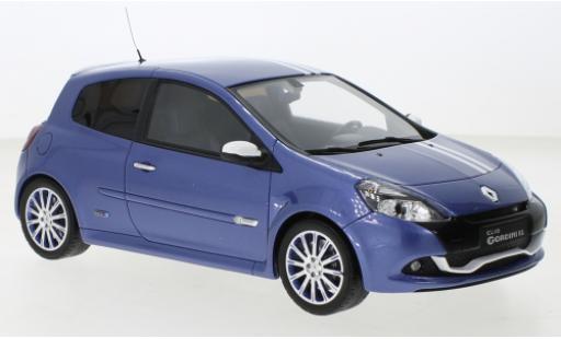 Diecast model cars Renault Clio 1/18 Ottomobile 3 RS Gordini blue 2012 Renault Clio 1/18 Ottomobile 3 RS Gordini blue 2012 diecast model cars