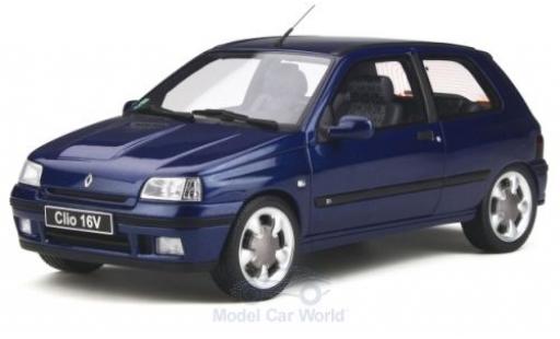 Diecast model cars Renault Clio 1/18 Ottomobile 16V (Phase 2) metallic blue 1995 Renault Clio 1/18 Ottomobile 16V (Phase 2) metallic blue 1995 diecast model cars