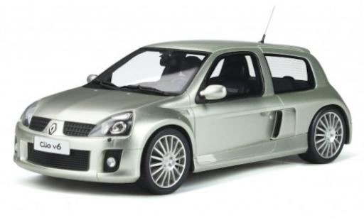Diecast model cars Renault Clio 1/18 Ottomobile V6 Phase 2 grey 2003 Renault Clio 1/18 Ottomobile V6 Phase 2 grey 2003 diecast model cars