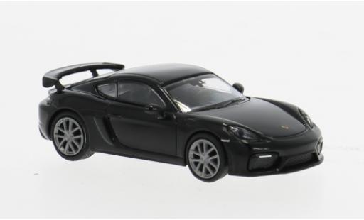 Diecast model cars Porsche Cayman GT4 1/87 Minichamps 718 schwarz 1:87 Porsche Cayman GT4 1/87 Minichamps 718 schwarz 1:87 diecast model cars