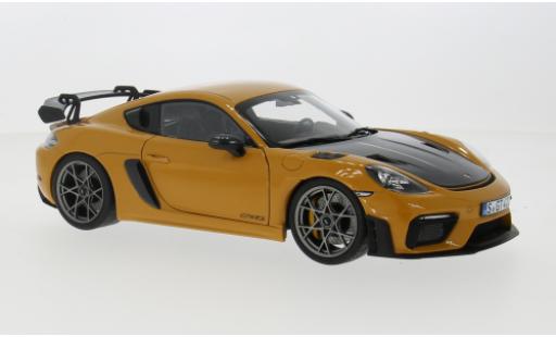 Diecast model cars Porsche Cayman GT4 1/18 Norev RS gelb 1:18 Porsche Cayman GT4 1/18 Norev RS gelb 1:18 diecast model cars