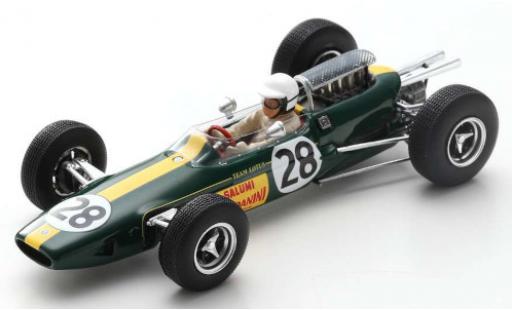 Diecast model cars Lotus 25 1/43 Spark No.28 Salumi Rondanini Formel 1 GP Italien 1965 G.Russo Lotus 25 1/43 Spark No.28 Salumi Rondanini Formel 1 GP Italien 1965 G.Russo diecast model cars