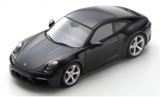 Diecast model cars Porsche 992 4S 1/43 Spark 911 Carrera 4S () black 2019 Porsche 992 4S 1/43 Spark 911 Carrera 4S () black 2019 diecast model cars