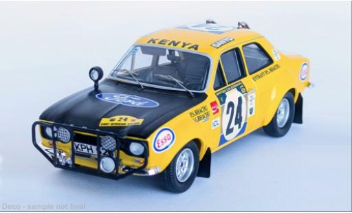Diecast model cars Ford Escort 1/43 Trofeu MK I East African Safari Rally 1973 #24 1:43 Ford Escort 1/43 Trofeu MK I East African Safari Rally 1973 #24 1:43 diecast model cars