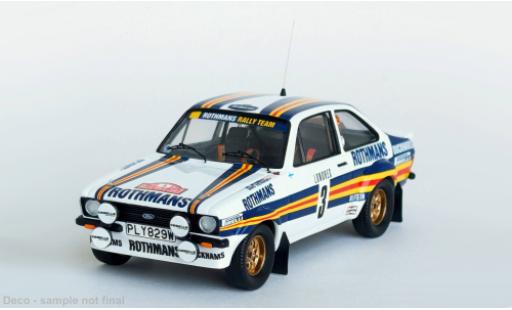 Diecast model cars Ford Escort 1/43 Trofeu MK II Rally Monte Carlo 1981 #3 1:43 Ford Escort 1/43 Trofeu MK II Rally Monte Carlo 1981 #3 1:43 diecast model cars