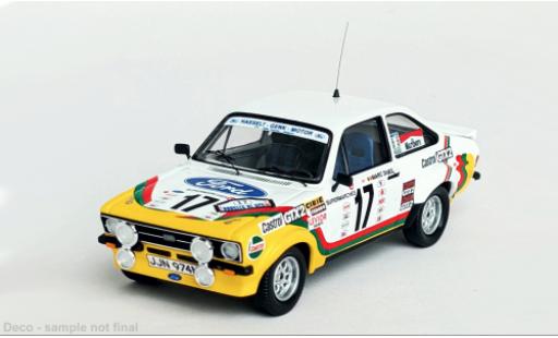 Diecast model cars Ford Escort 1/43 Trofeu MKII Boucles de Spa 1979 #17 1:43 Ford Escort 1/43 Trofeu MKII Boucles de Spa 1979 #17 1:43 diecast model cars
