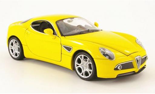 Diecast model cars Alfa Romeo 8C 1/24 Welly Competizione met.-gelb 1:24 Alfa Romeo 8C 1/24 Welly Competizione met.-gelb 1:24 diecast model cars