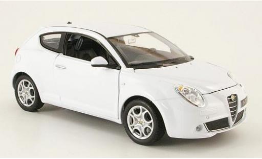 Diecast model cars Alfa Romeo Mito 1/24 Welly MiTo weiss 1:24 Alfa Romeo Mito 1/24 Welly MiTo weiss 1:24 diecast model cars