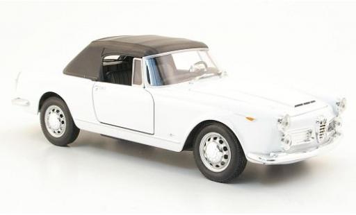 Diecast model cars Alfa Romeo Spider 1/24 Welly 2600 weiss 1960 1:24 Alfa Romeo Spider 1/24 Welly 2600 weiss 1960 1:24 diecast model cars