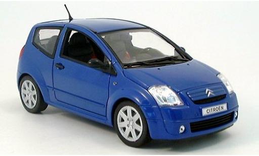 Diecast model cars Citroen C2 1/18 Welly blau 2003 1:18 Citroen C2 1/18 Welly blau 2003 1:18 diecast model cars