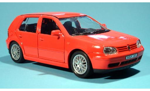 Diecast model cars Volkswagen Golf 1/24 Welly IV rot 1:24 Volkswagen Golf 1/24 Welly IV rot 1:24 diecast model cars