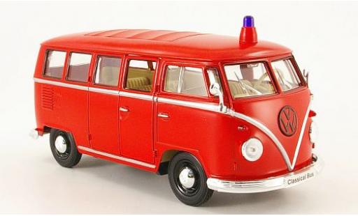 Diecast model cars Volkswagen T1 1/24 Welly Bus Feuerwehr 1962 1:24 Volkswagen T1 1/24 Welly Bus Feuerwehr 1962 1:24 diecast model cars