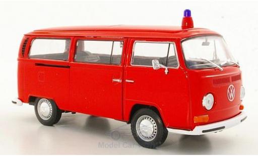Diecast model cars Volkswagen T2 1/24 Welly Bus Feuerwehr 1972 ohne Vitrine Volkswagen T2 1/24 Welly Bus Feuerwehr 1972 ohne Vitrine diecast model cars