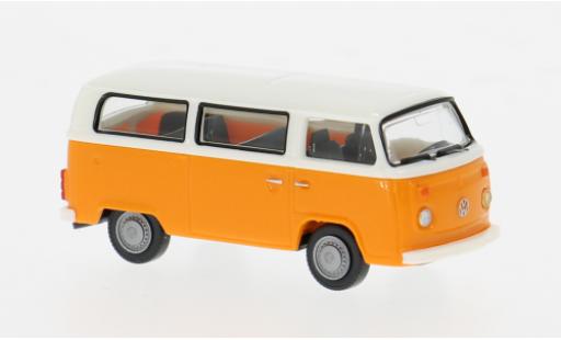Diecast model cars Volkswagen T2 1/87 Wiking b Bus orange/beige 1972 1:87 Volkswagen T2 1/87 Wiking b Bus orange/beige 1972 1:87 diecast model cars