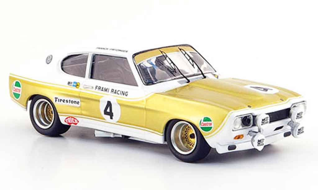 Miniature Ford Capri 1/43 Trofeu 2600 RS No.301 Rallye WM Tour Auto 1972 J. Hoden/D.Pironi 