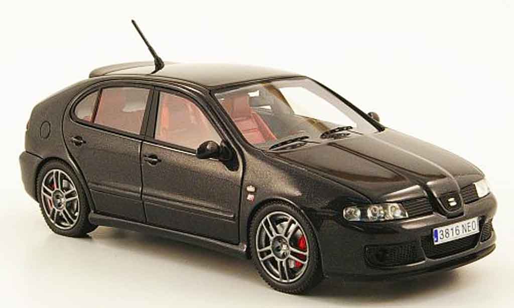 Diecast model cars Seat Leon 1/43 Neo mk1 cupra r black 2003 