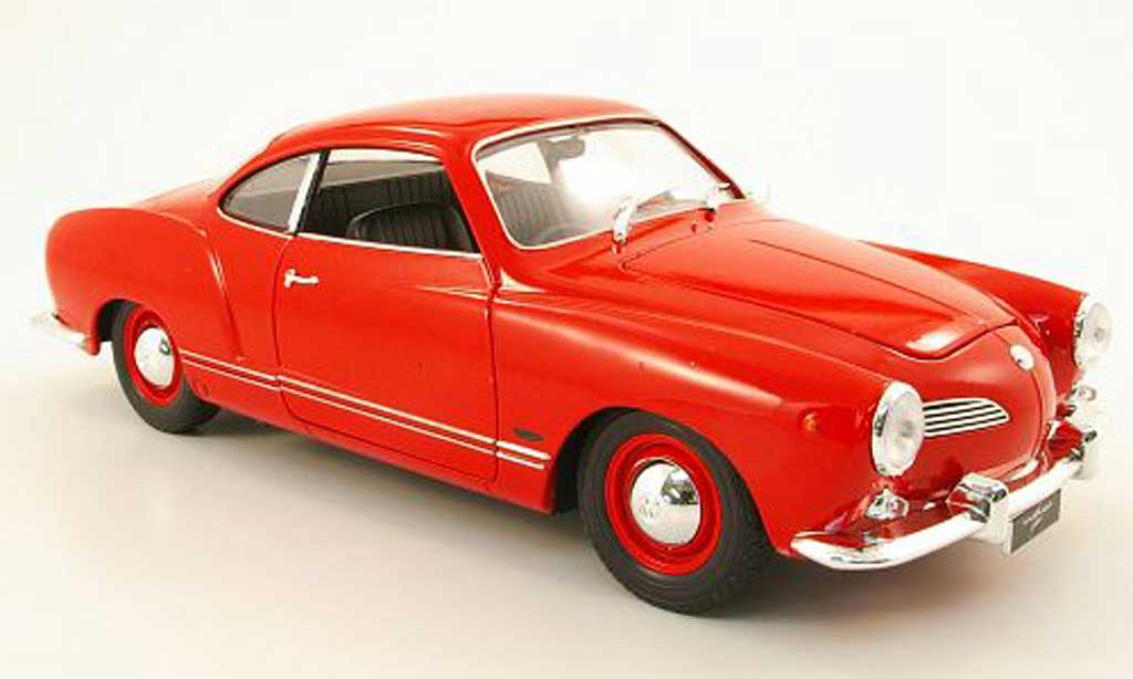 Diecast model cars Volkswagen Karmann 1 18 Welly ghia coupe red