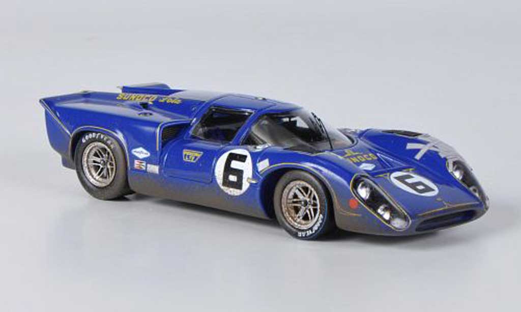 Diecast model cars Lola T70 1969 1/43 Spark 1969 MK3B No.6