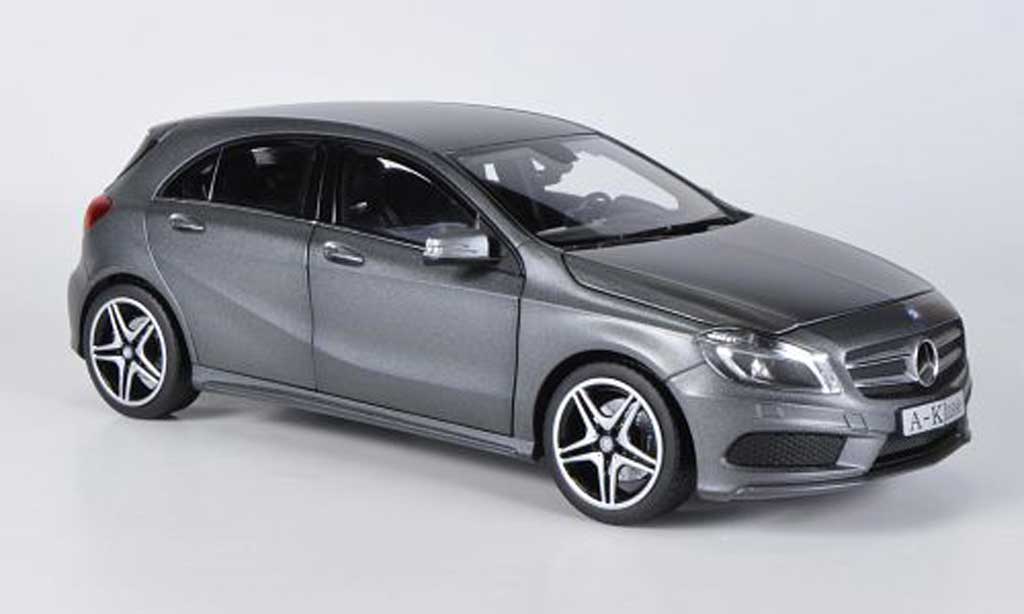 Voiture miniature Die Cast au1/18 MERCEDES CLASS A GRISE 1/18