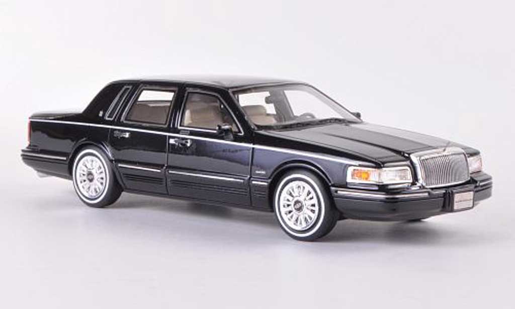 Diecast model cars Lincoln Town Car 1997 1 43 GLM 1997 black 1997