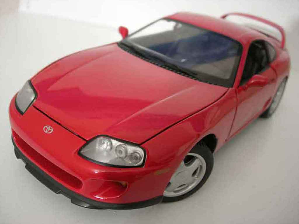 Diecast model cars Toyota Supra 1/18 Kyosho mkiv red 