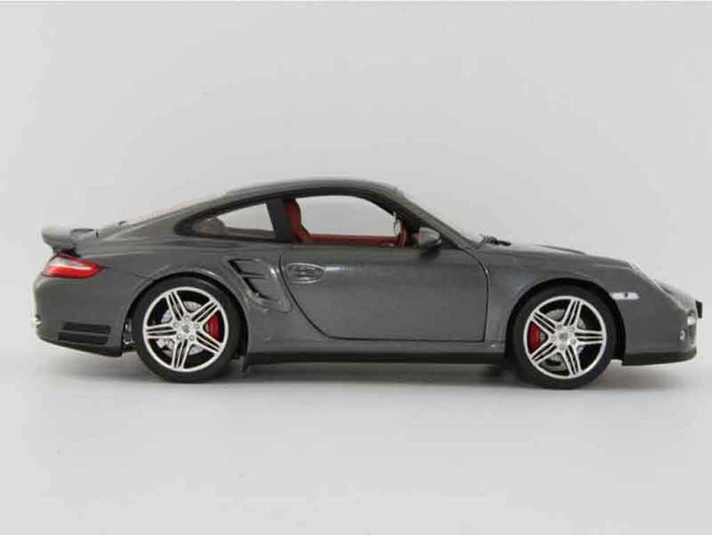 Diecast model cars Porsche 997 Turbo 1/18 Norev Turbo grey