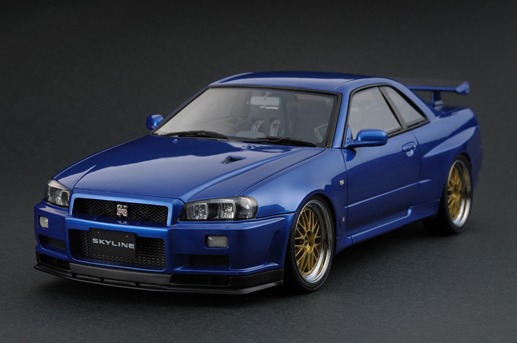 Diecast model cars Nissan Skyline R34 1/18 Ignition Model R34 GT-R 