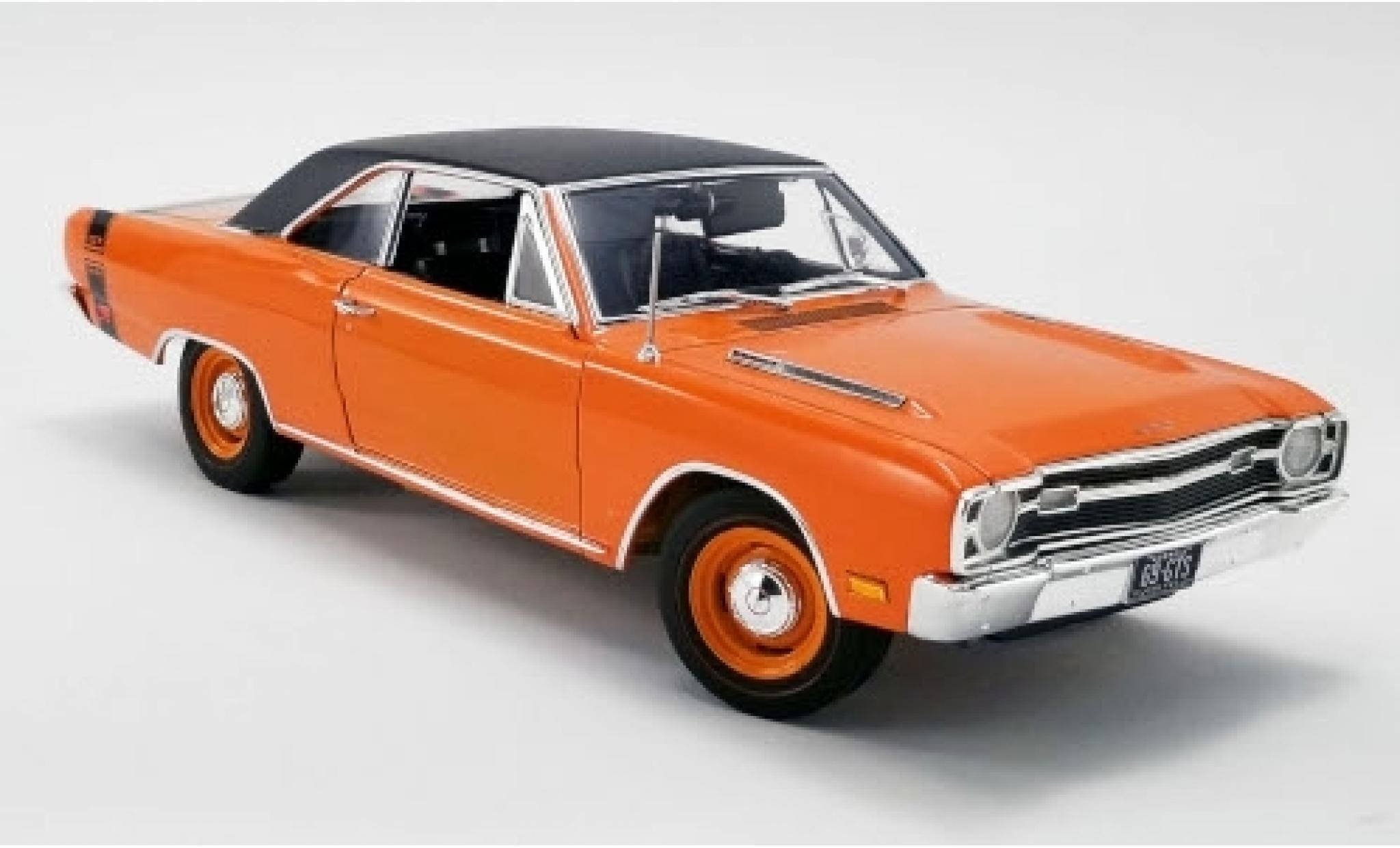 Diecast model cars Dodge Dart 1 18 ACME GTS 440 orange matt black