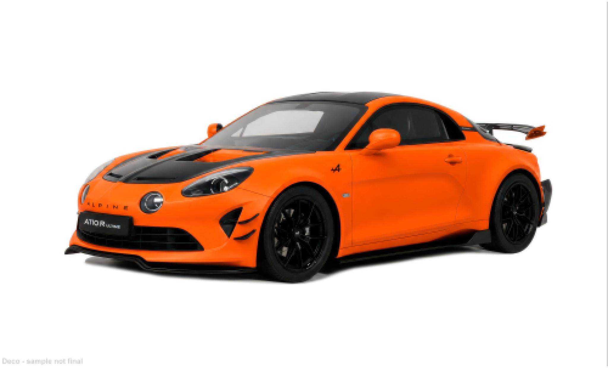 Alpine A110 1/18 Ottomobile R orange/schwarz 2025 1:18 diecast model cars