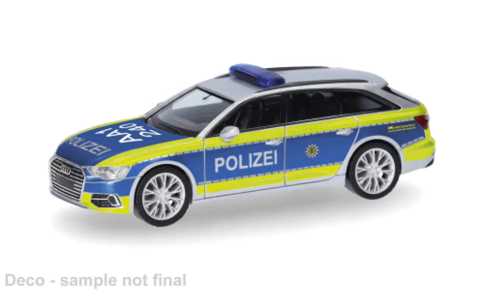 Audi A6 1/87 Herpa Avant Polizei Baden-W&uuml;rttemberg 1:87 diecast model cars