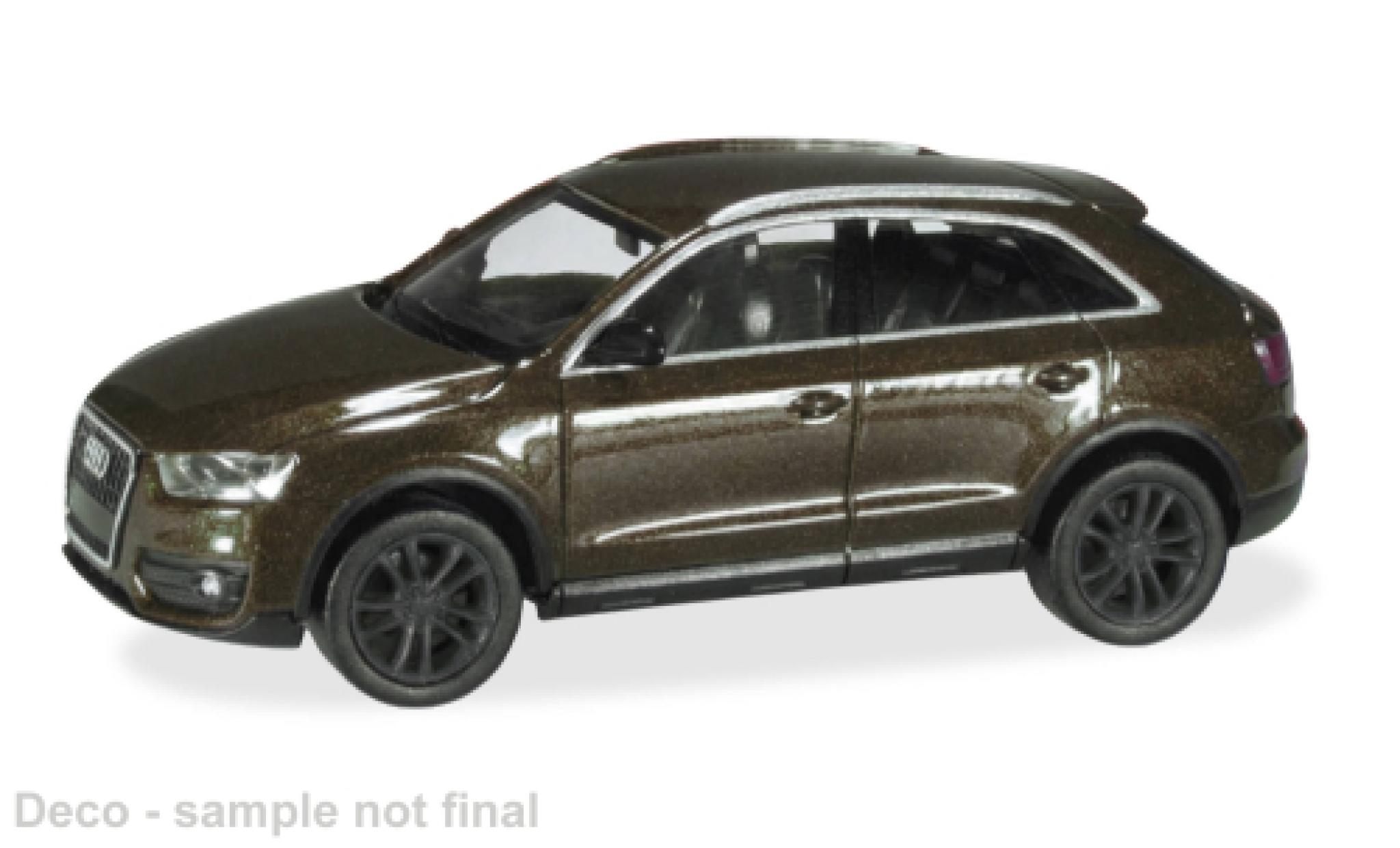 Audi Q3 1/87 Herpa oliv 1:87 diecast model cars