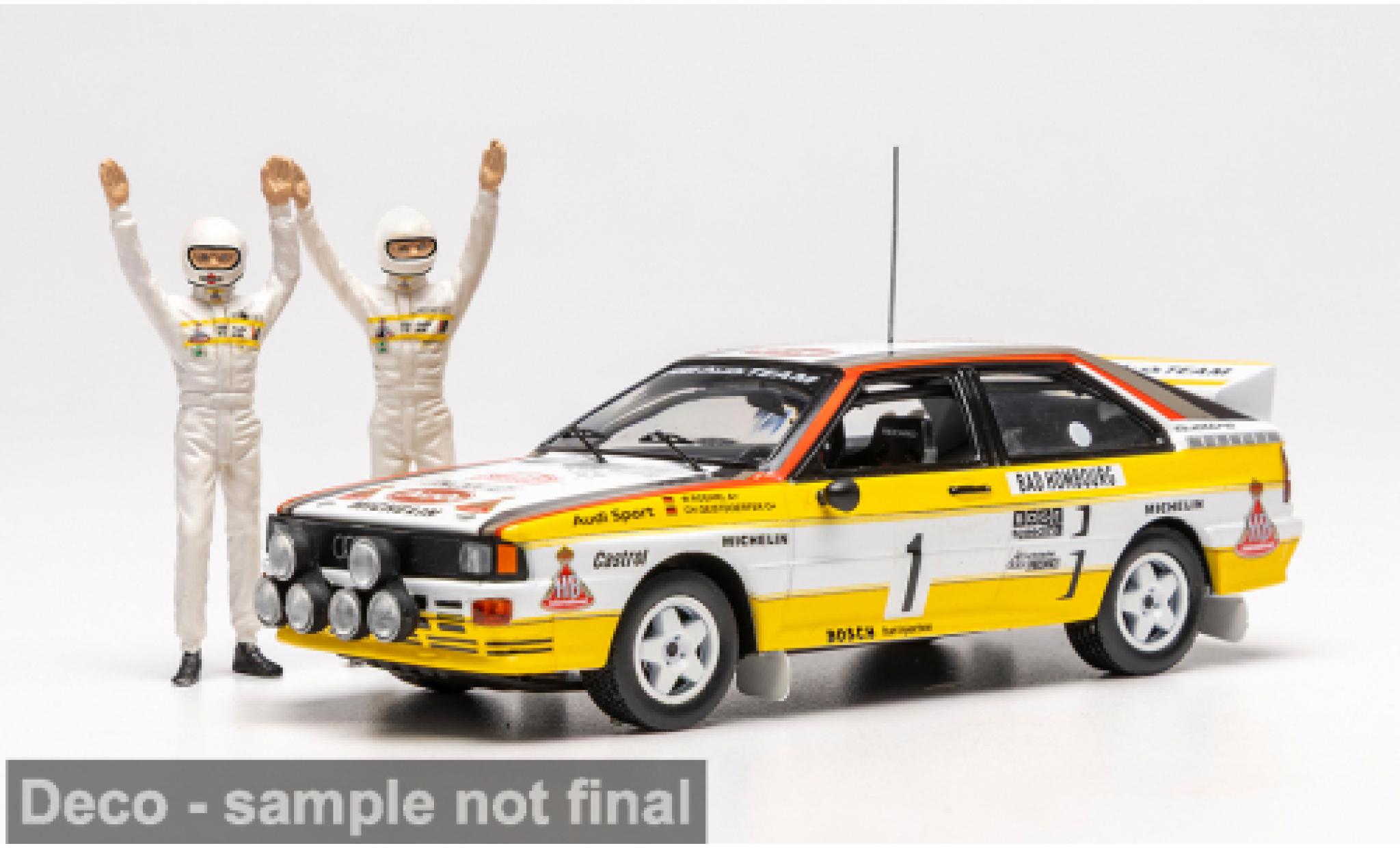 Audi Quattro 1/43 IXO quattro A2 Rally Monte Carlo 1984 #1 W.R&ouml;hrl/C.Geistd&ouml;rfer 1:43 diecast model cars