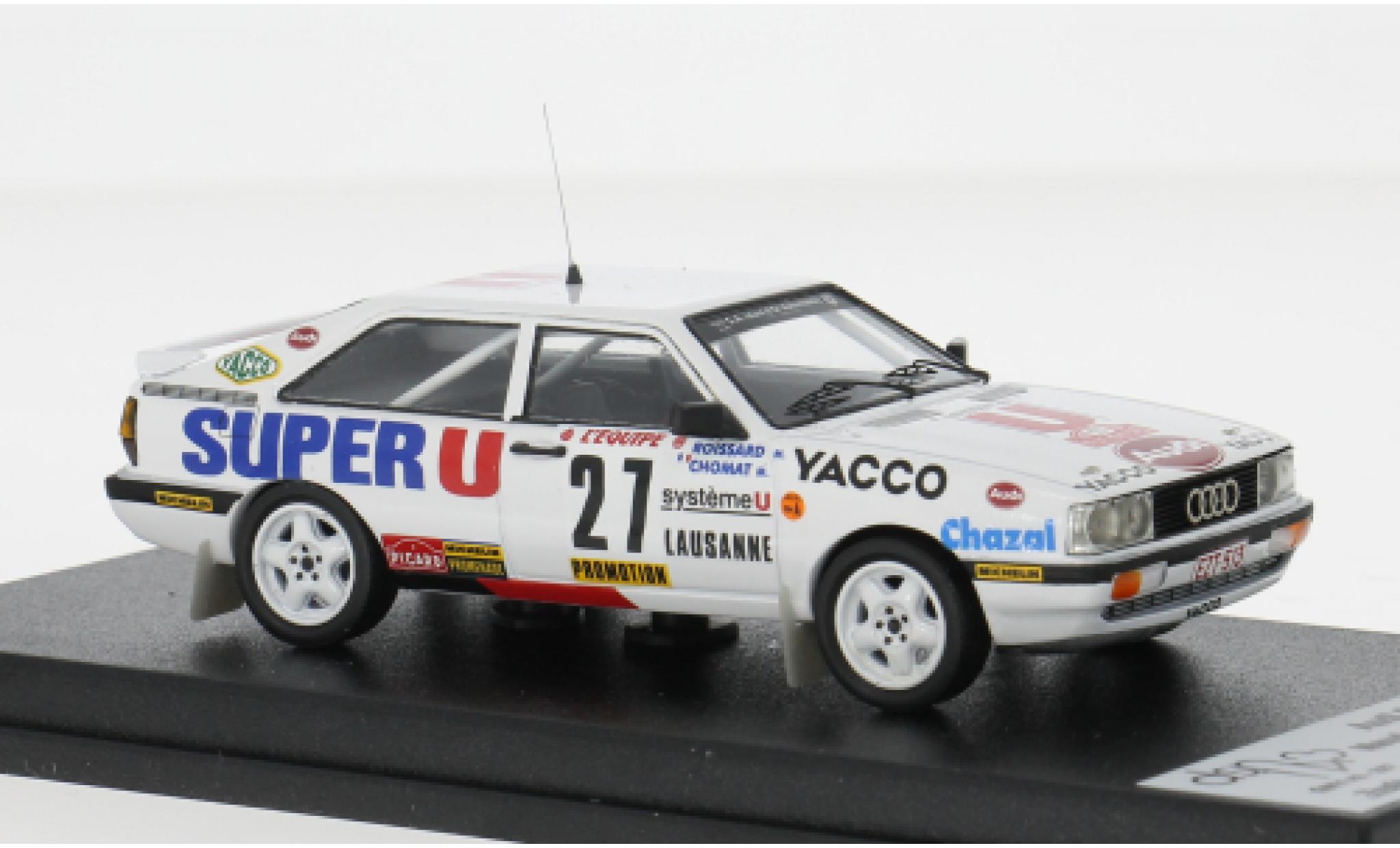Audi Quattro 1/43 Trofeu Coupe Rally Monte Carlo 1987 #27 M.Chomat/M.Roissard 1:43 diecast model cars