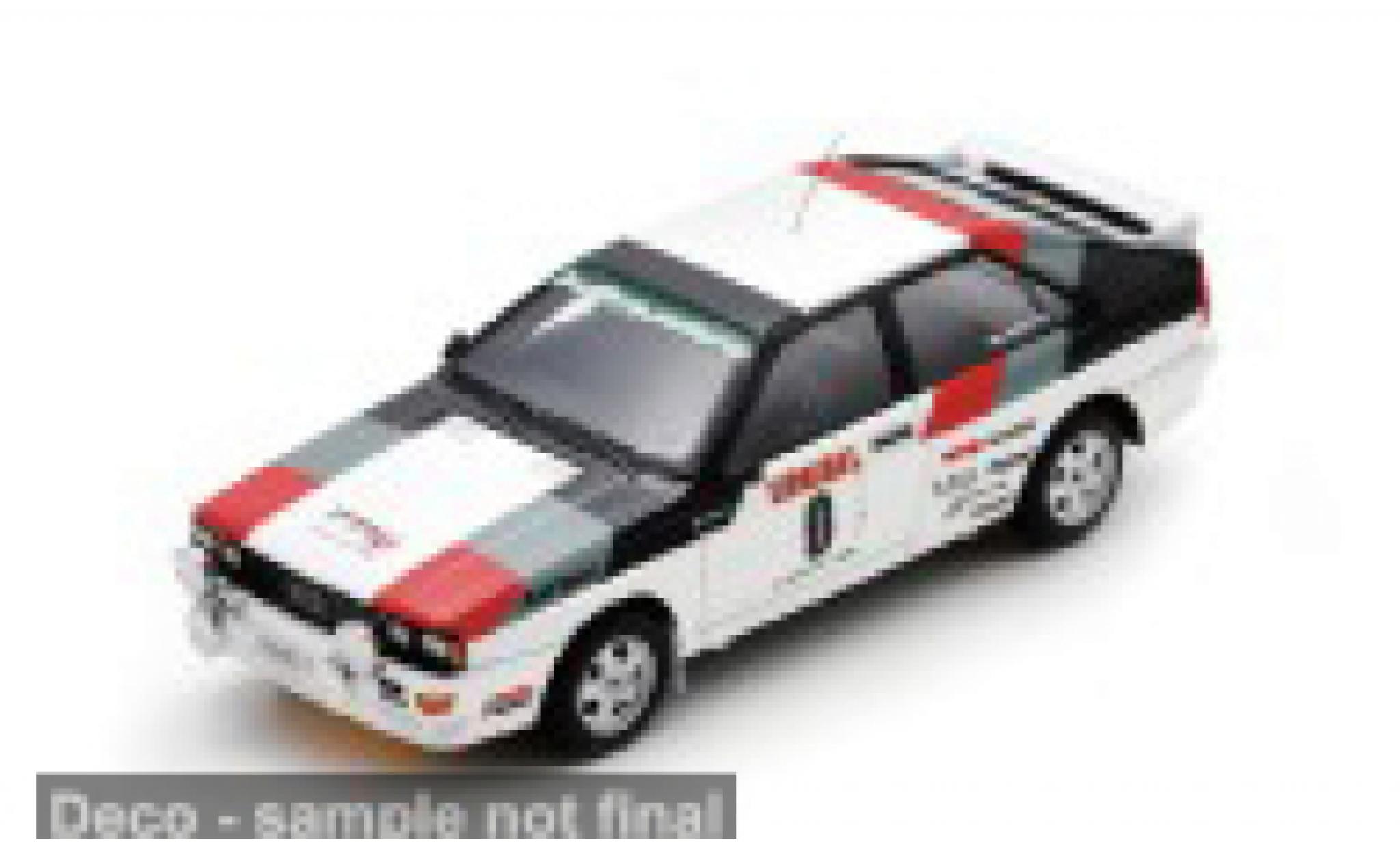 Audi Quattro 1/43 Spark quattro Rallye Algarve 1980 H.Mikkola/A.Hertz 1:43 diecast model cars